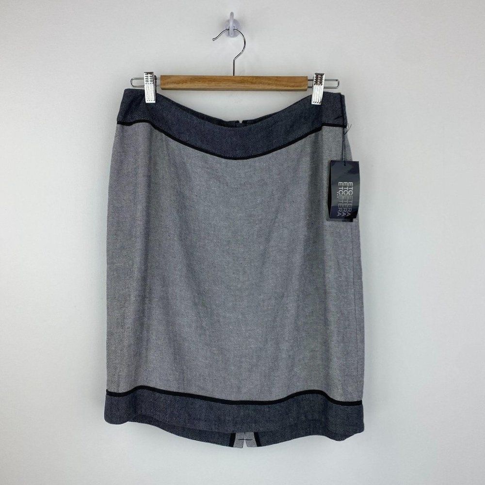 ETCETERA Linen Blend Mini Skirt NWT